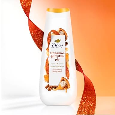 Dove Limited Edition Holiday Treats Body Wash Cinnamon Pumpkin Pie for Deep Nourishment 20 oz - Image 6