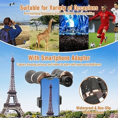 20x50 Binoculars for Adults, Binoculars HD High 123456789 - Image 7