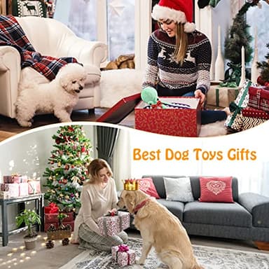 Fuufome Large Squeaky Dog Toys- Plush Dog Toys with Soft Fabric for Small, Medium, and Large Dogs Daily Companionship, Training Reward Gift - Image 7