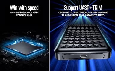 ModusTech 1TB Portable External Hard Drive USB 3.0/Type-C – Slim High-Speed HDD for Backup, Storage, Gaming – Compatible with PC, Mac, Laptop, PS4, PS5, Xbox, Windows, MacBook, Smart TV (1TB) - Image 6