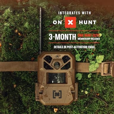 Moultrie Edge 3 Cellular Trail Camera with 3.4W Solar Kit - 40MP HD Photo Capture - 1080p Low-Glow Flash - GPS - Multi-Carrier Auto-Connect - Built-in Memory - 0.5s Trigger Speed - AI Buck Detection - Image 3