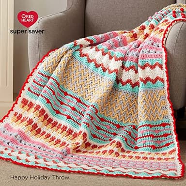 Red Heart Super Saver White Yarn - 3 Pack of 198g/7oz - Acrylic - 4 Medium (Worsted) - 364 Yards - Knitting/Crochet - Image 7