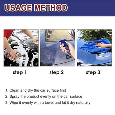 Max One Car Spray, 2025 Upgrade Multi Functional Coating Renewal Agent Spray, High Protection Coating Agent for All Vehicles (1pcs) - Image 8