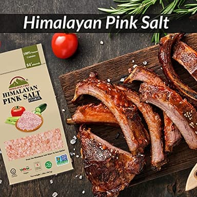 Himalayan Chef Himalayan Pink Salt, Coarse Grain, Refill Grinders - 2 Pound (Pack of 6) - Image 2