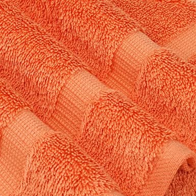 Chakir Turkish Linens | Hotel & Spa Quality 100% Cotton Premium Turkish Towels | Soft & Absorbent (4-Piece Bath Towels, Coral) - Image 5
