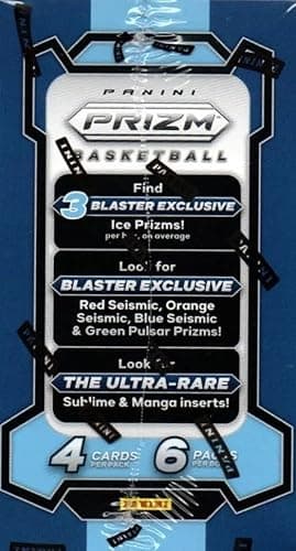 2024 2025 Panini PRIZM Basketball Blaster Box of Packs with 3 EXCLUSIVE ICE Prizms and Chance for Rookie Penmanship Autographs and Retail Exclusive Impact, Emergent and Deep Space Inserts Plus - Image 3