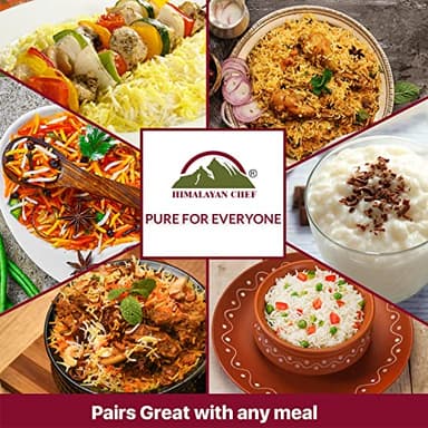 Himalayan Chef Basmati Rice, Natural Extra Long Grain Super Kernal Rice, Premium Quality, Quick Cooking Aromatic, Non-GMO, Halal and Kosher Certified - 10 lbs - Image 9