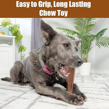 SPOT Bam-Bones Plus T Bone – Bamboo Fiber & Nylon Dog Chew Toy for Moderate to Aggressive Chewers, Durable Long Lasting & Non-Splintering, Beef Flavor Toy for Adult Dogs & Puppies Under 60 lbs, 6 in - Image 7