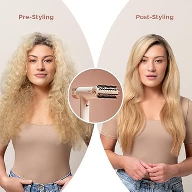 Shark Hair Dryer SpeedStyle RapidGloss Finisher and High-Velocity Dryer, Ionic Hair Blow Dryer with IQ Speed Styling and Drying Suite, No Heat Damage, Best for Curly and Coily Hair, Silk, HD332 - Image 11