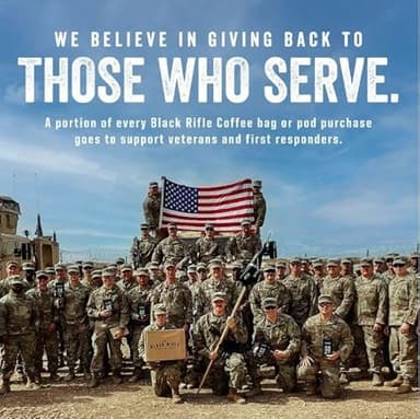 Black Rifle Coffee Company CAF, 50 Count, Medium Roast K Cups - Single Serve K Cups Coffee Pods - Kcup Pods Compatible with Keurig 1.0 & 2.0 - Made from Arabica Beans - Image 5