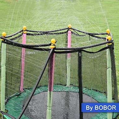 Bobor Trampoline Sprinklers for Kids, Outdoor Trampoline Spary Park Fun Summer Water Toys.(39ft) - Image 6