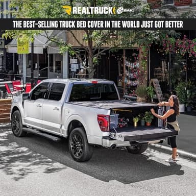 RealTruck BAK BAKFlip MX4 Hard Folding Truck Bed Tonneau Cover | 448130 | Fits 2019-2025 Chevy/GMC Silverado/Sierra, w/MultiPro/Flex Tailgate (Will not fit Carbon Pro Bed) 5' 10" Bed (69.9") - Image 4