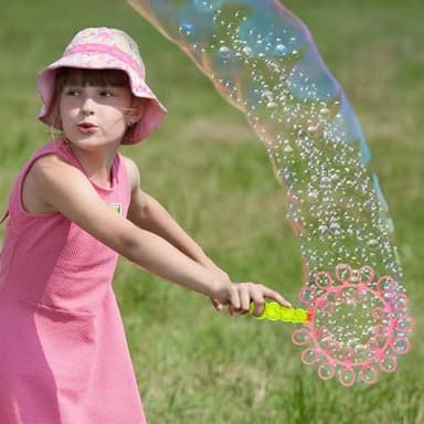 Bubble Wands kit Party Favors for Kids Bulk Toys Party Supplies Christmas Birthday Wedding Bath Time Gifts for Boys Girls (Various) - Image 5