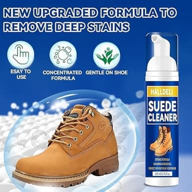 Halldeli Suede Shoe Cleaner, Premium Sneaker Cleaning Kit with Brush, Shoe Cleaner for White Sneaker, Suede, Leather (Suede Shoe Cleaner) - Image 4