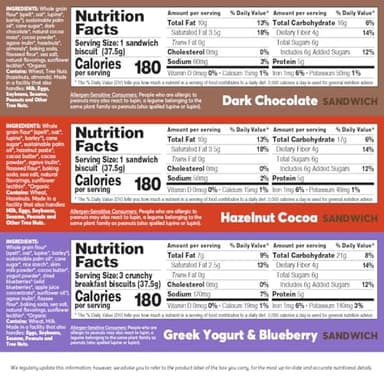 Olyra Variety Pack Sandwich Breakfast Biscuits, Healthy Snacks for Adults and Kids, Low Sugar, Organic Cookies, Office Snacks, USDA Certified, Non GMO 24 Packs - Image 2