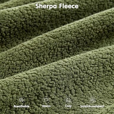 ovios 104" Cloud Sectional Couch with L-Shape Chaise,Modern Modular Sofa with Deep Seat, Upholstered Couches for Living Room Bedroom,No Assembly Required, Green (Cloud Velvet) - Image 5