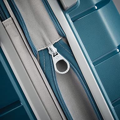 Samsonite Freeform 2-Piece Luggage Set - Carry-On & Large Checked Luggage with Dual Spinner Wheels - Durable Polypropylene Hardshell - TSA Lock, Airline-Approved - Expandable Hard Shell - Dark Teal - Image 5