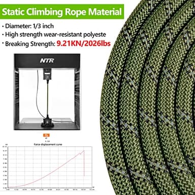 NTR Heavy Duty Large Dog Leash, 30FT Reflective with Swivel Lockable Hook and Comfortable Padded Handle, Puppy Leash for Walking, Hunting, Camping, Backyard for Small Medium and Large Dogs - Image 2