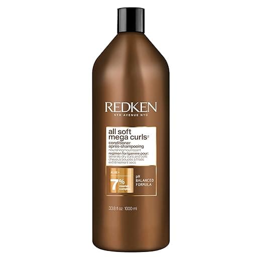 Redken All Soft Mega Curls Conditioner For Extremely Dry Curly & Coily Hair - Nourishes & Softens Severely Dry Hair - Image 1