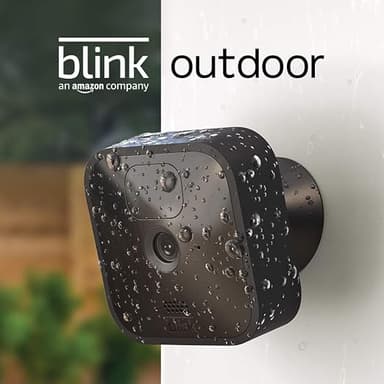 Like-New Blink Outdoor - wireless, weather-resistant HD security camera, two-year battery life, motion detection, set up in minutes – 2 camera kit - Image 1