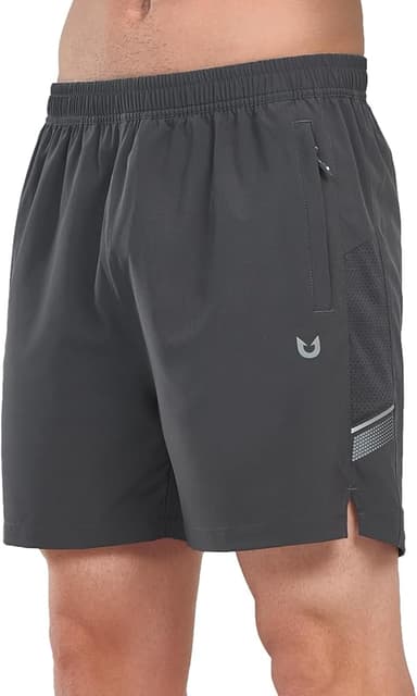 NORTHYARD Men's Athletic Running Shorts 5" Quick Dry Lightweight with Zip Pockets Gym Workout Active - Image 1
