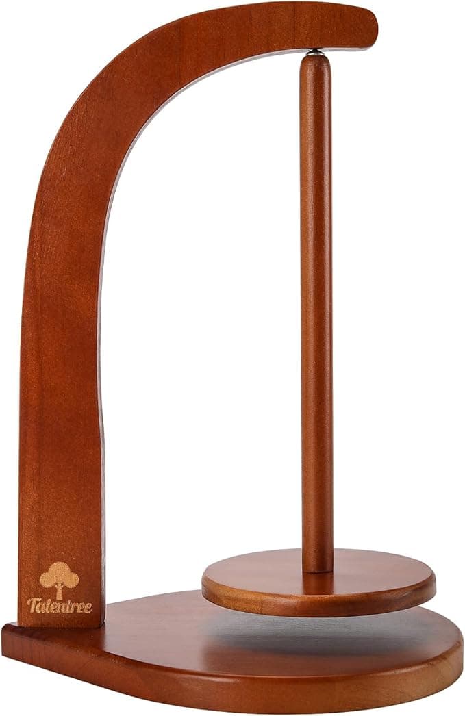 Yarn Holder for Crocheting and Knitting with Upgraded Stronger Magnet, Wooden Yarn Spinner, Magnetic Yarn Ball Holder, Yarn Spindle Dispenser - Image 1