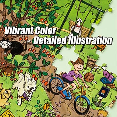 Antelope - 1000 Piece Puzzle for Adults, Dog Park Jigsaw Puzzles 1000 Pieces - 1000 Pieces High Resolution, Matte Finish, Smooth Edging, No Dust Leisure Animal Puzzle - Image 5