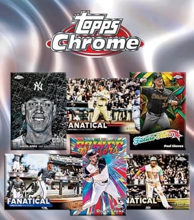 NEW 2025 ToppsCHROME Baseball Trading Card MEGA Box with 42 Cards, 10 Exclusive X-fractors Per Box, Bonus Custom Judge Card Sized Print - Image 3