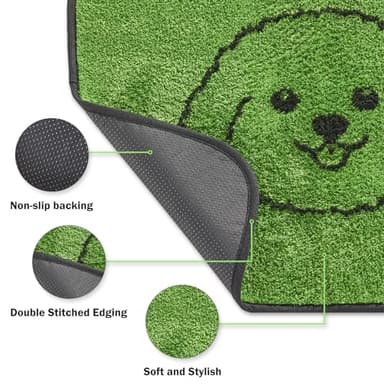 Qeils Reusable Puppy Pads, Washable Pee Pads for Dogs 2 Pack Durable Absorbent Leakproof Dog Training Pads for Home or Travel, Non-Slip Wee Wee Pads Potty Pads 18"x24" - Image 4