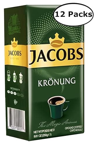 Jacobs Kronung Ground Coffee, 8.81 oz, (Pack of 12) - Image 2