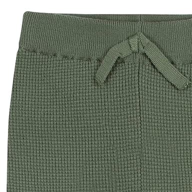 Gerber Baby Boys Toddler Sweater Knit Hooded Top and Pant Set, Olive Green, 12 Months - Image 5