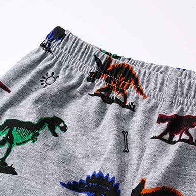 Little Hand Kids Dinosaurs Pajama 100% Cotton Short Pajamas for Boys Sleepwear Pjs Sets Toddler Summer Clothes Size 5T - Image 6