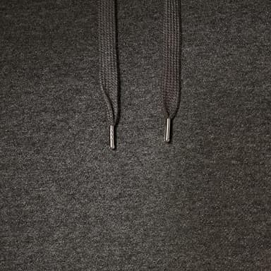 Amazon Essentials Men's Pullover Sweatshirt Hoodie, Big & Tall Options Available, Charcoal Heather, Large - Image 7