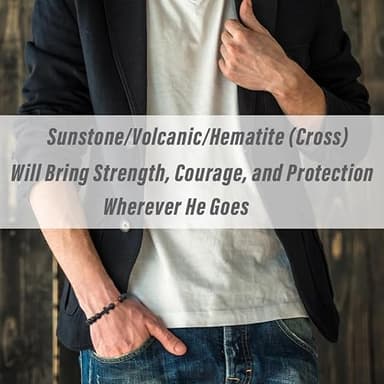 THEMEROL Cross Bracelet for Men Teen Boy Gifts Kids Confirmation Black Beaded Christian Teenage 13 Year Old Boys Gift Ideas Birthday Christmas Day Stocking Stuffers Valentines Easter Basket - Image 5