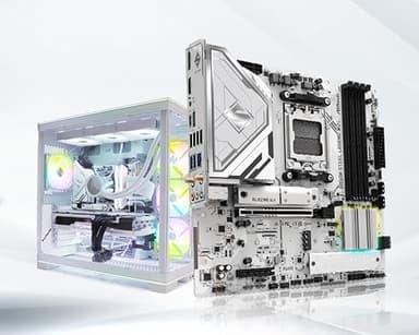 ASRock B850M Steel Legend WiFi Micro-ATX AM5 Motherboard: Ryzen 9000/8000/7000, DDR5 8000+ OC, PCIe 5.0 x16, WiFi 7, 3X M.2 (1x Gen5), USB 3.2 Gen2 Type-C, BIOS Flashback - Image 7