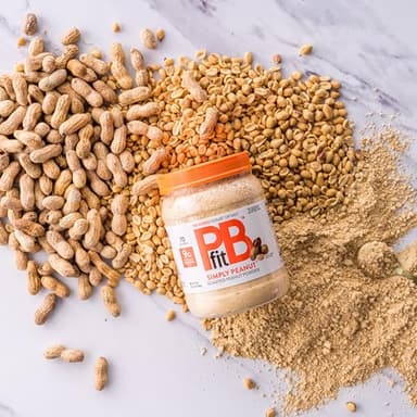 PBfit 24 Ounce Simply Peanut Powdered Peanut Powder, No Added Sugar or Salt, Non-GMO, Plant-Based, Gluten-Free Protein Powder, 9g of Protein 9% DV - Image 5
