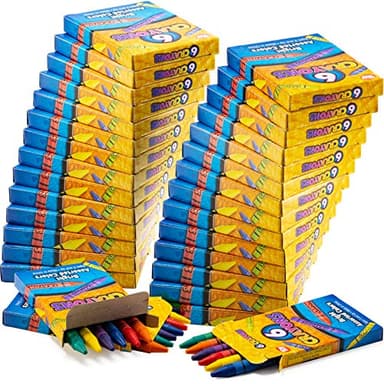 Bedwina Bulk Crayons - Case of 120, 6-Packs Total 720 Crayons Bulk School Supplies for Kids, Toddlers, Teachers, Restaurants & Classrooms, Nontoxic Travel, Party Favors, Goody Bags, Stocking Stuffers - Image 8