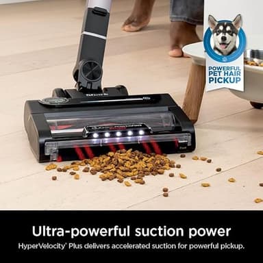 Shark Stratos Cordless Vacuum with Clean Sense IQ and Odor Neutralizer, MultiFlex Wand, Includes Crevice Tool & Anti-Allergen Brush, Up To 60 Minute Runtime, Ash Purple, IZ862H - Image 5