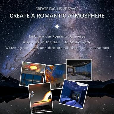 SFOUR Star Projector Galaxy Night Light,Rocket Astronaut 12 Sheets of Film to Meet The Fantasy of The Starry Sky Extreme, Gift for Kids Adults for Bedroom, Christmas, Birthdays, Valentine's Day etc. - Image 7