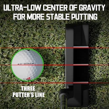 PGM Men's Oversea 9/12 Pieces Complete Golf Club Set with High-Strength Thin Face Design 460cc Driver High Forgiveness Ideal for Beginners - Image 8