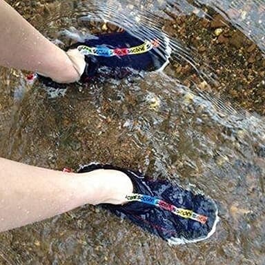 ALEADER Womens Aqua Water Shoes, Summer Tennis Walking Sneakers Black/Cyan/Blue 7.5 B(M) US - Image 7