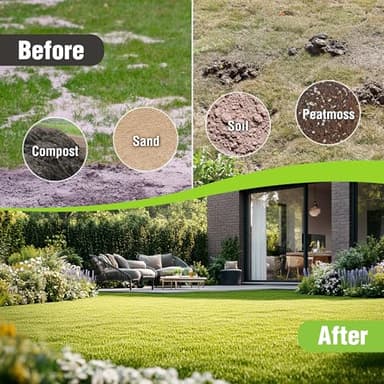 WORKPRO Lawn Leveling Rake, Heavy Duty Leveling Rake with 17” x 10” Ground Plate, Yard Leveling Rakes with 6FT Adjustable Handle, Metal Lawn Leveler for Garden, Backyard, Golf Course, Farm, Pasture - Image 2