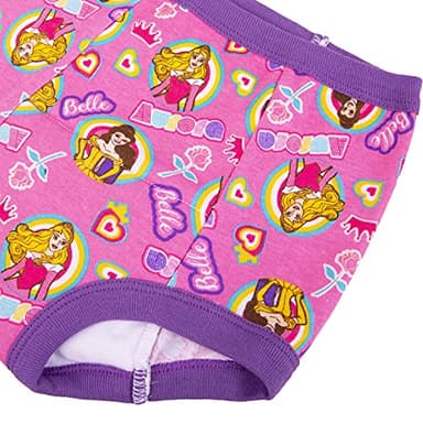 Disney girls Princess Potty Training Pants Multipack Underwear, Princombo7pk, 4T US - Image 8
