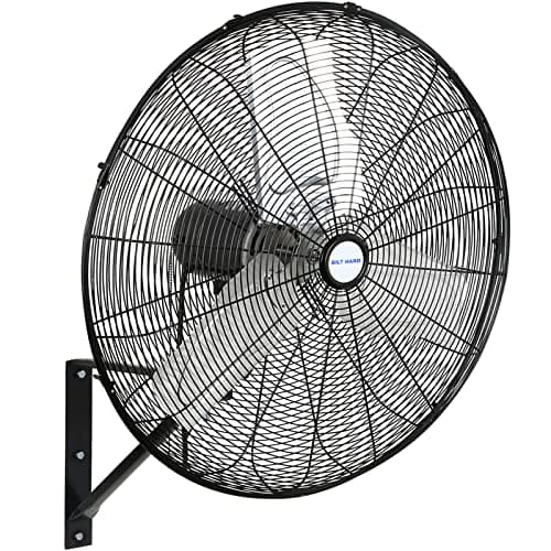BILT HARD 6500 CFM 24in. High Velocity Industrial Wall Mounted Fan, 3-Speed Oscillating Heavy Duty Air Circulator for Commercial Use, Garage, Warehouse, Factory and Jobsite - UL Listed - Image 1
