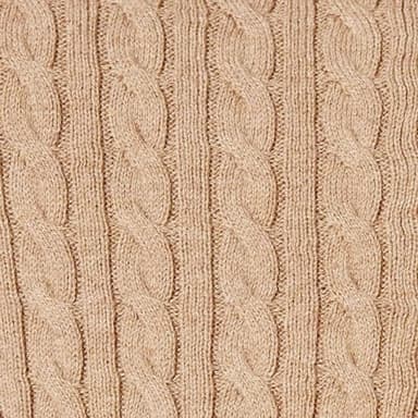 Amazon Essentials Women's Lightweight Long-Sleeve Cable Crewneck Sweater (Available in Plus Size), Camel Heather, XX-Large - Image 7