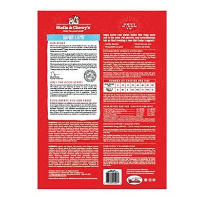 Stella & Chewy's Freeze-Dried Raw Dinner Patties - Dandy Lamb Recipe - High Protein Grain-Free Puppy & Dog Food - Perfect For Picky Eaters - 25 oz - Image 2