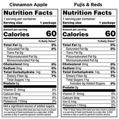 Bare Baked Crunchy, Apples Fuji & Reds and Cinnamon Variety Pack, 0.53 Ounce (Pack of 16) - Image 7