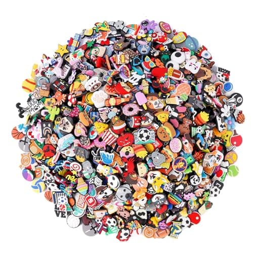Lot of 30,50,100 pcs Random Shoe Charms - Perfect Gifts for Girls and Boys - Fun Shoe Accessories for Children (30) - Image 1