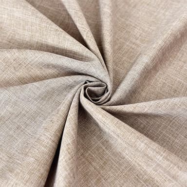 Fitable Faux Linen Tablecloths Rectangle 60 x 120 Inch - 2 Pack Neutral Table Clothes for 8 Foot Tables, Nature Faux Burlap Kitchen Table Covers for Dining, Party, Farmhouse, Banquet, Buffet - Image 8