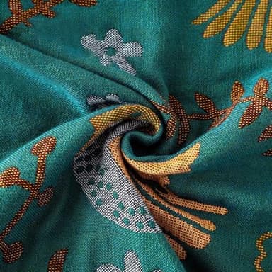 6-Layer Soft Throw Blanket for Couch, Boho 100% Cotton Blankets & Throws Floral Farmhouse Bed Throw Blanket Thick Warm Cozy Rustic Throw for Couch Bed Living Room Decor Furniture Protector, 79"*90" - Image 6